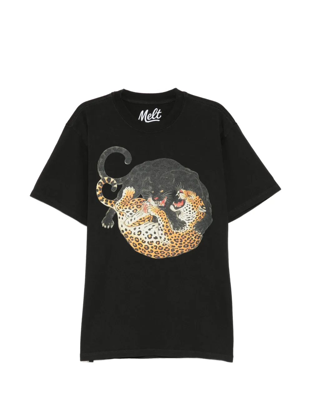 Melt graphic-print T-shirt - Nero