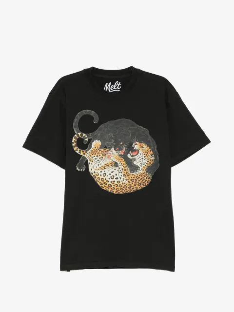 Melt graphic-print T-shirt