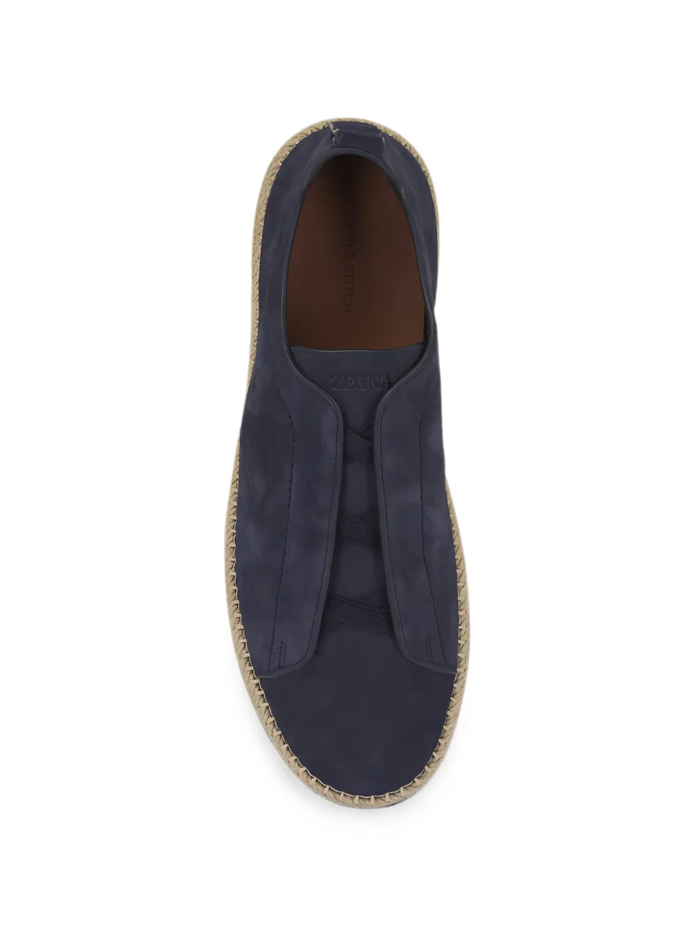 Zegna Triple Stitch espadrilles Blauw