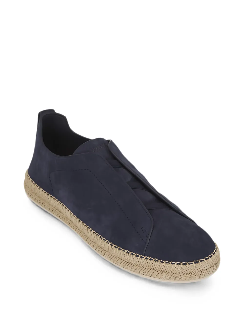 Zegna Triple Stitch espadrilles Blauw