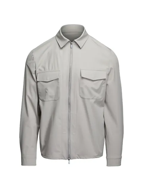 Marco Pescarolo Urus zip-up chest-pocket shirt jacket