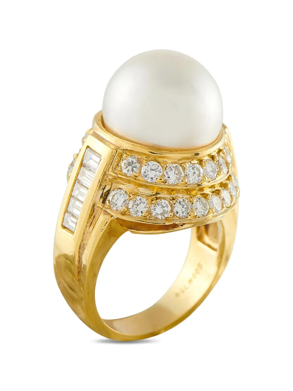 LB Exclusive pearl and diamond ring - Oro