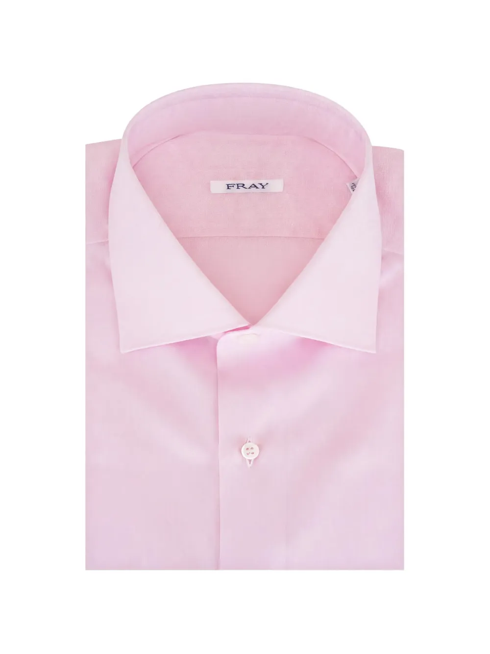 Fray Riva spread-collar cotton shirt - Rosa