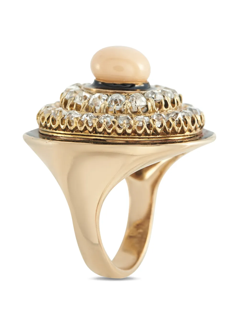 LB Exclusive conch pearl and diamond ring - Rosa