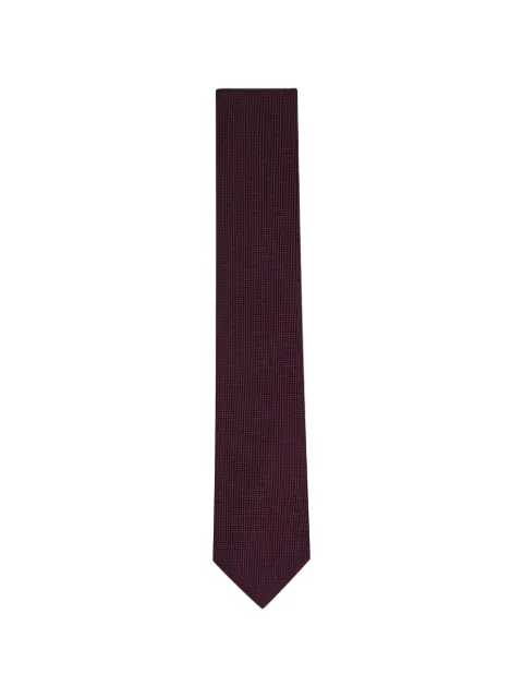 Zegna textured silk tie