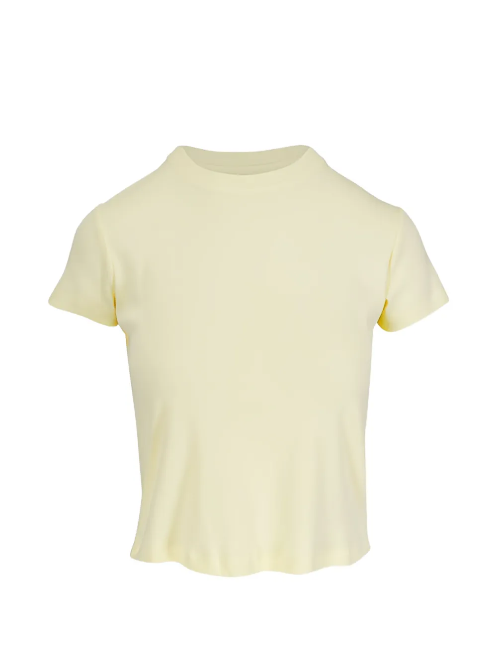 Ag Knit T-shirt In Yellow