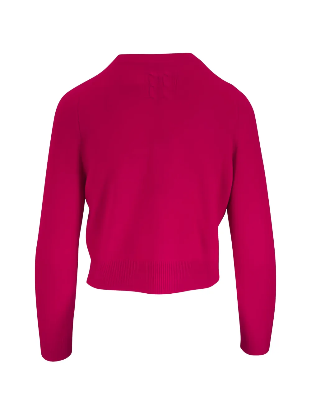 Nili Lotan Cropped trui met geribbelde afwerking Rood