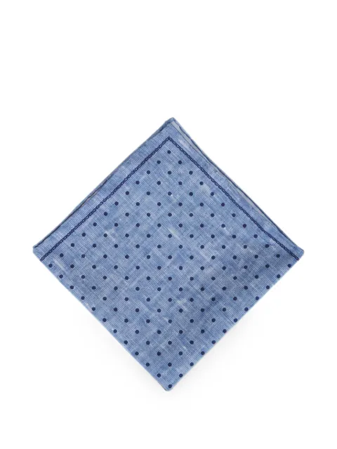 Paolo Albizzati polka-dot silk pocket square