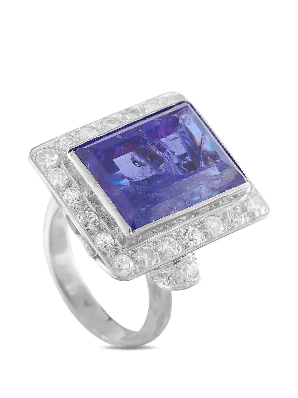 LB Exclusive tanzanite and diamond ring - Argento