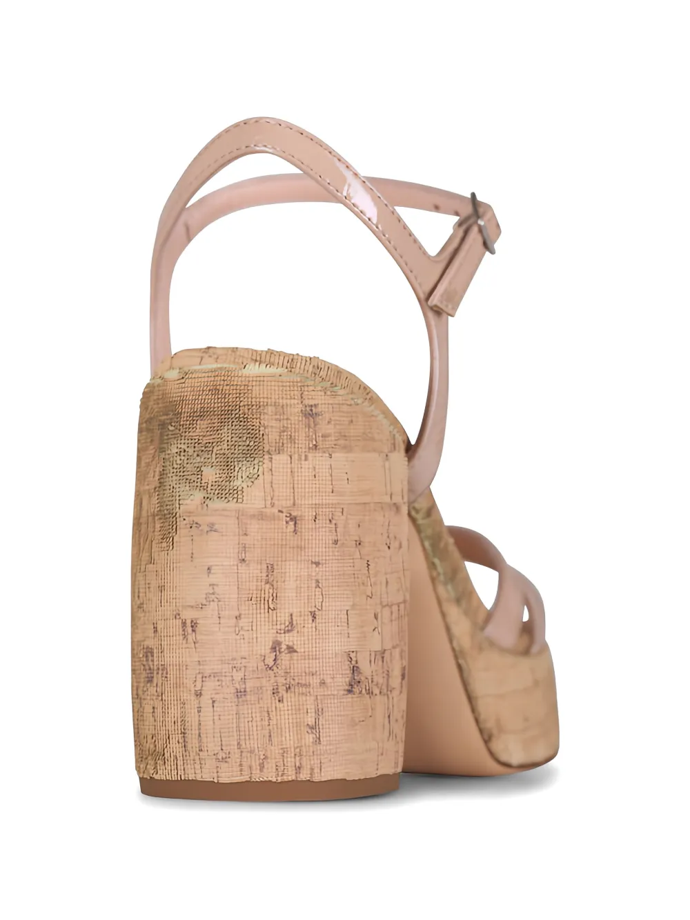 AGL bow-detail block-heel sandals Beige