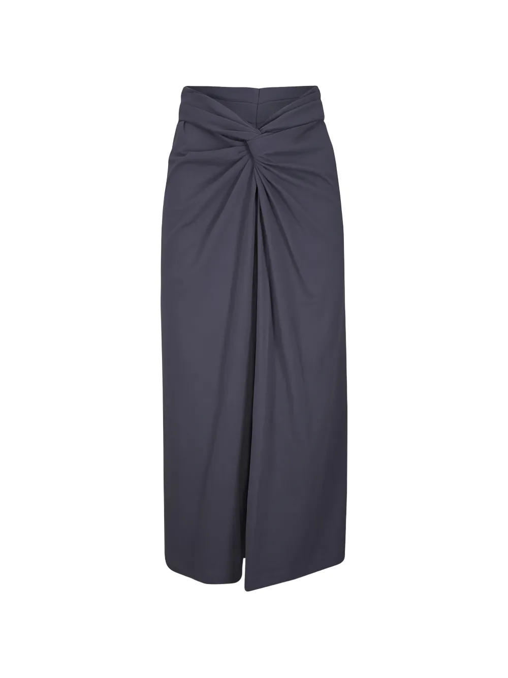 Vince twist-detail draped skirt - Grigio