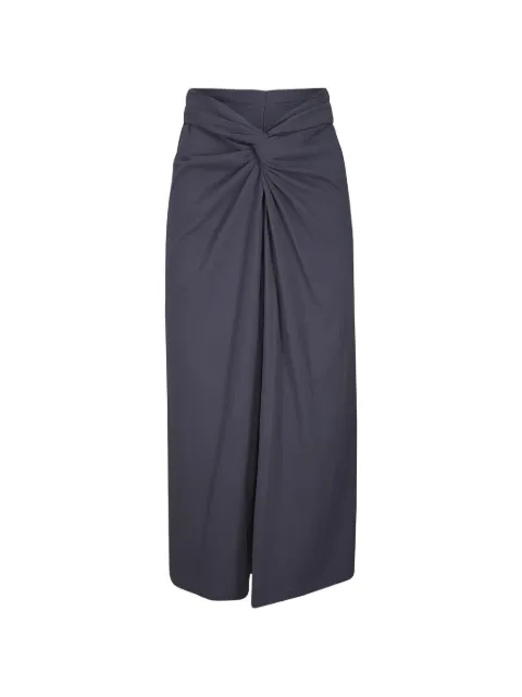 Vince — twist-detail draped skirt