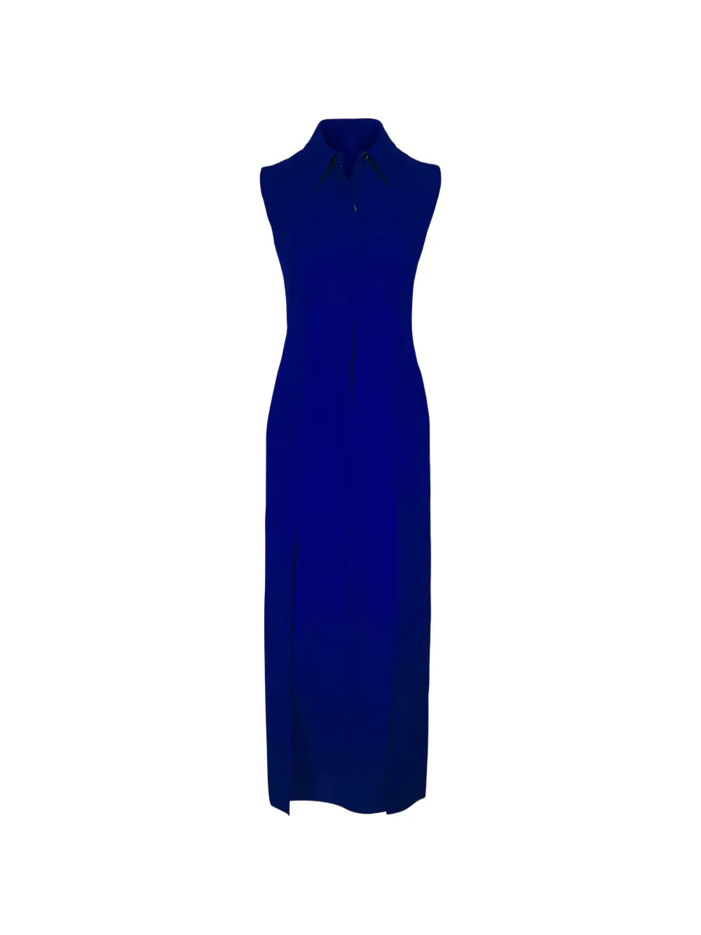 Akris sleeveless side-slit midi dress - Blu