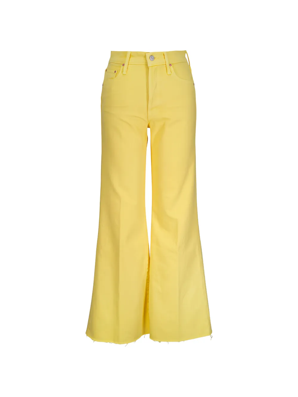 MOTHER The Tomcat Roller Fray flared jeans - Gelb