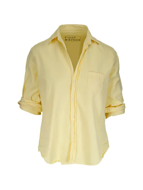 Frank & Eileen Eileen frayed-hem shirt