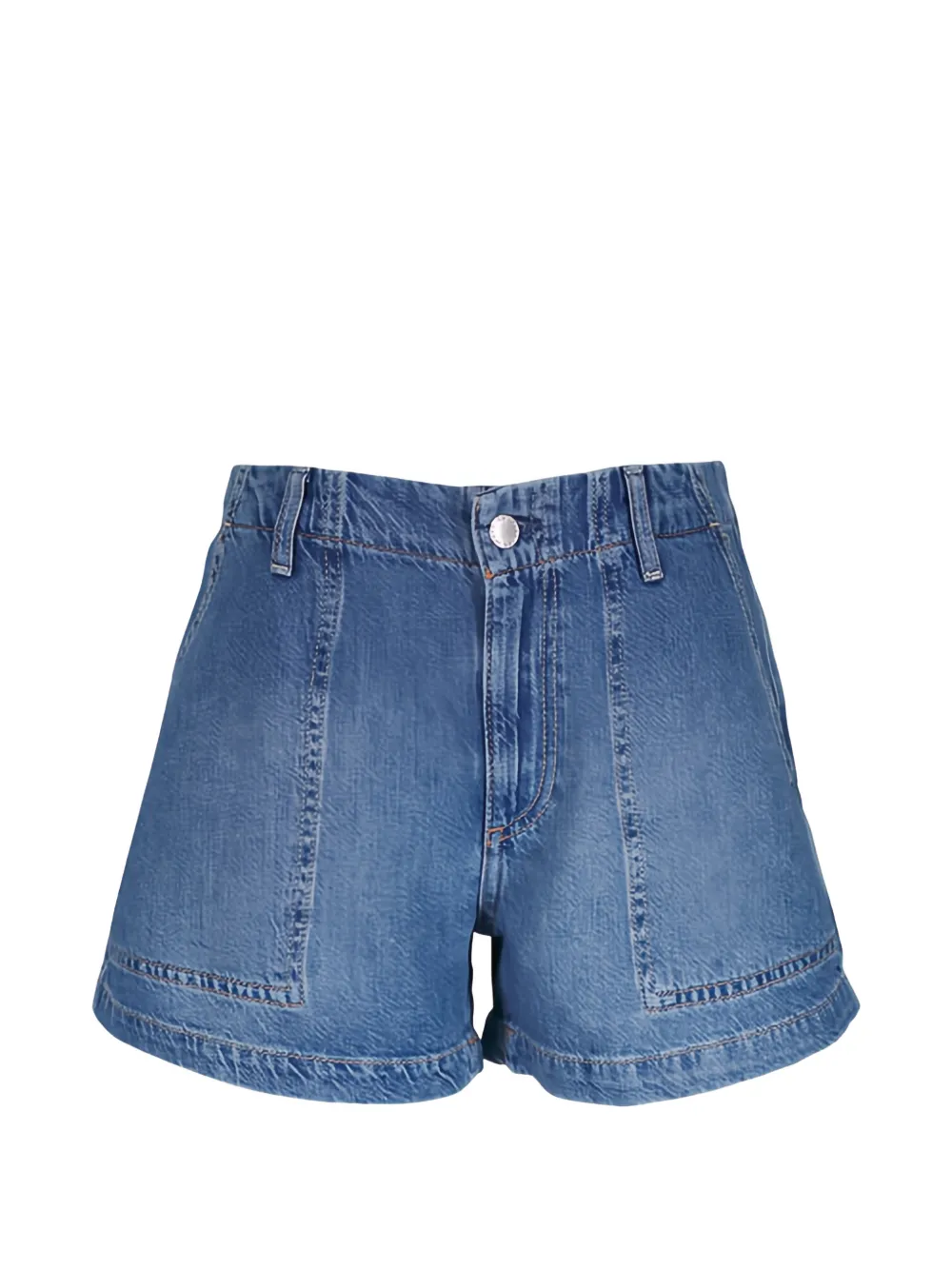 AG Jeans patch-pocket shorts - Blue