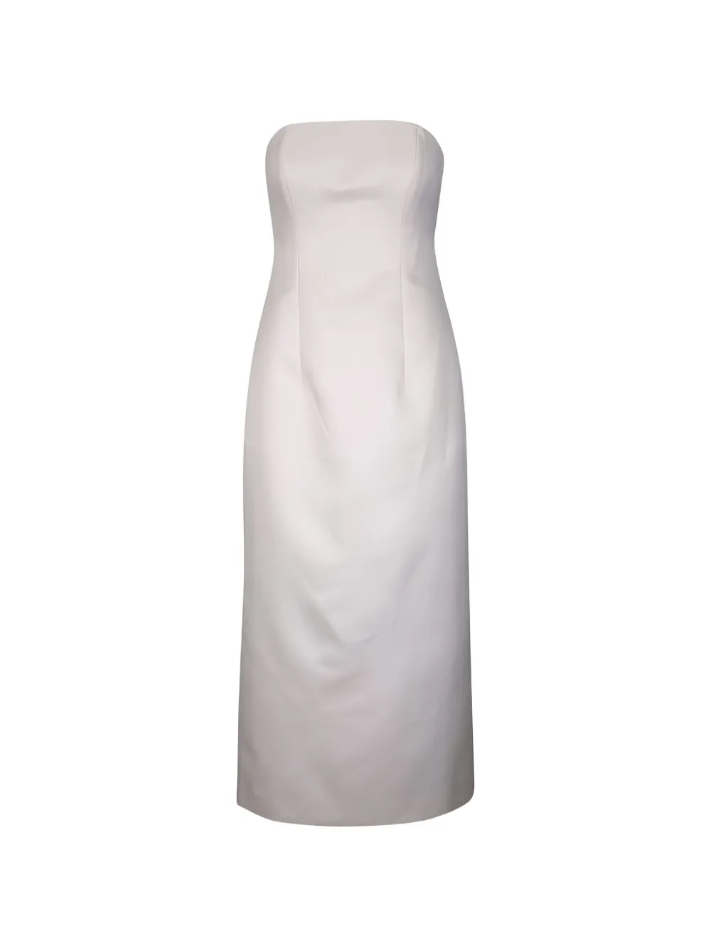 Simkhai Strapless Slit-detail Maxi Dress In White