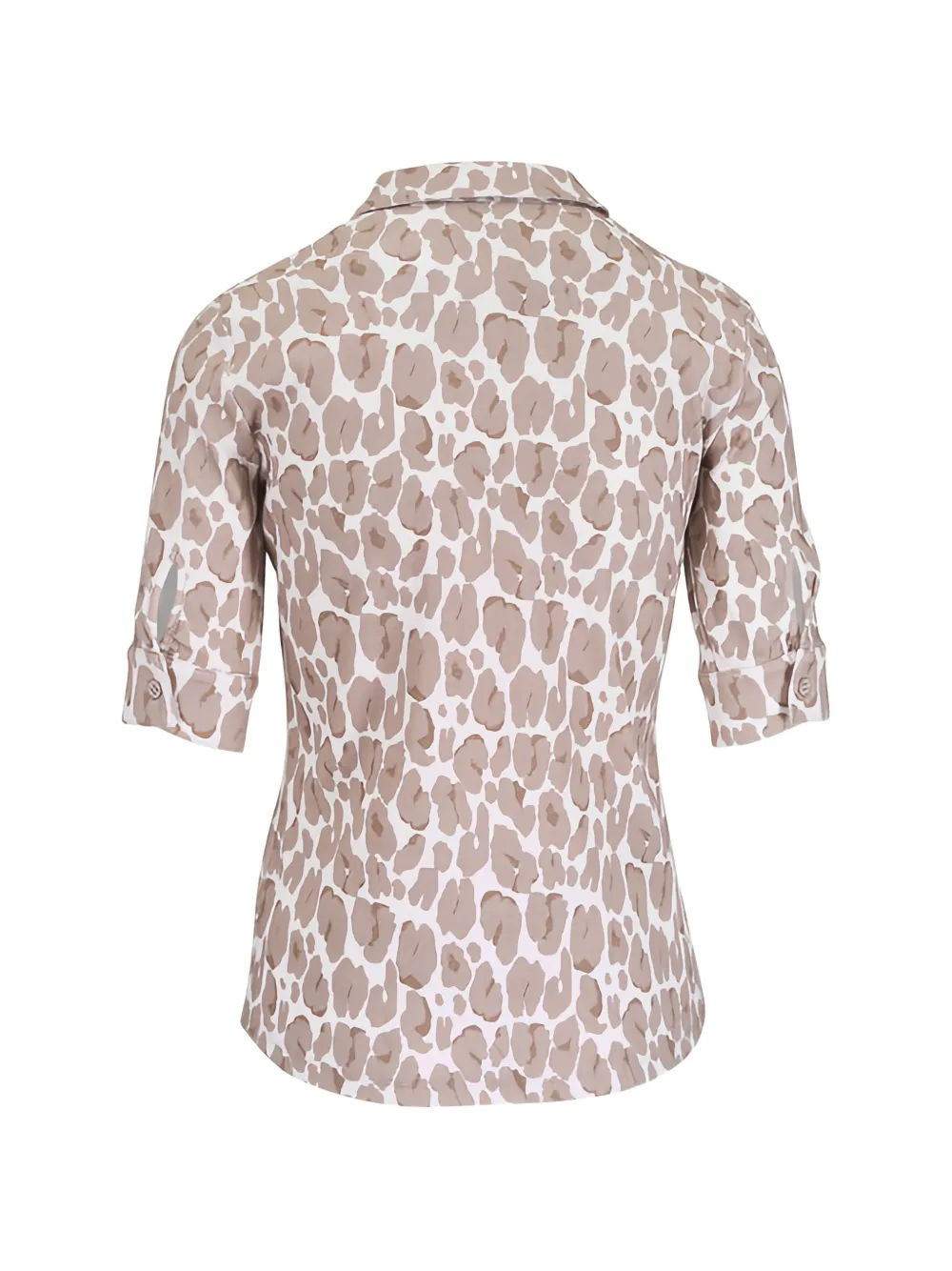Majestic Filatures Overhemd met luipaardprint Beige