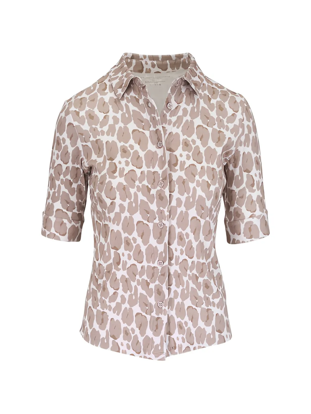 Majestic Filatures leopard-print button-down shirt - Toni neutri