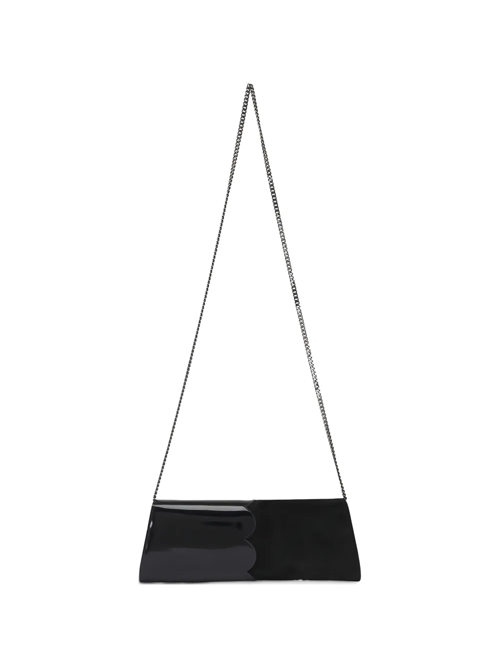 Akris small Anouk trapezoid clutch bag - Schwarz