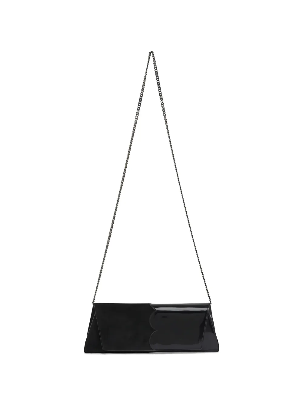 Akris small Anouk trapezoid clutch bag - Nero