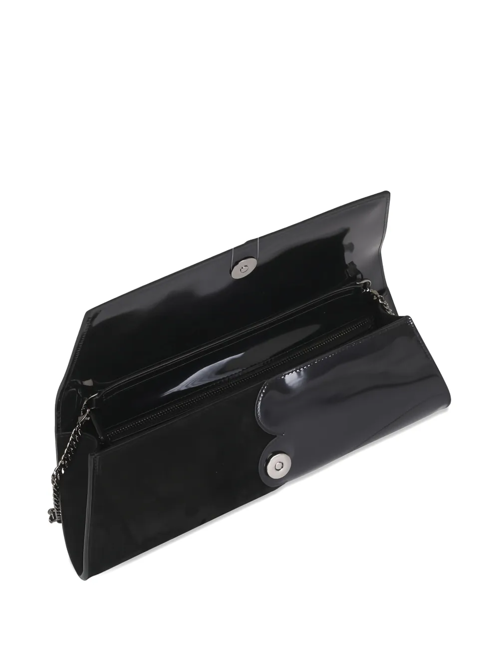 Akris Anouk kleine trapezium clutch Zwart