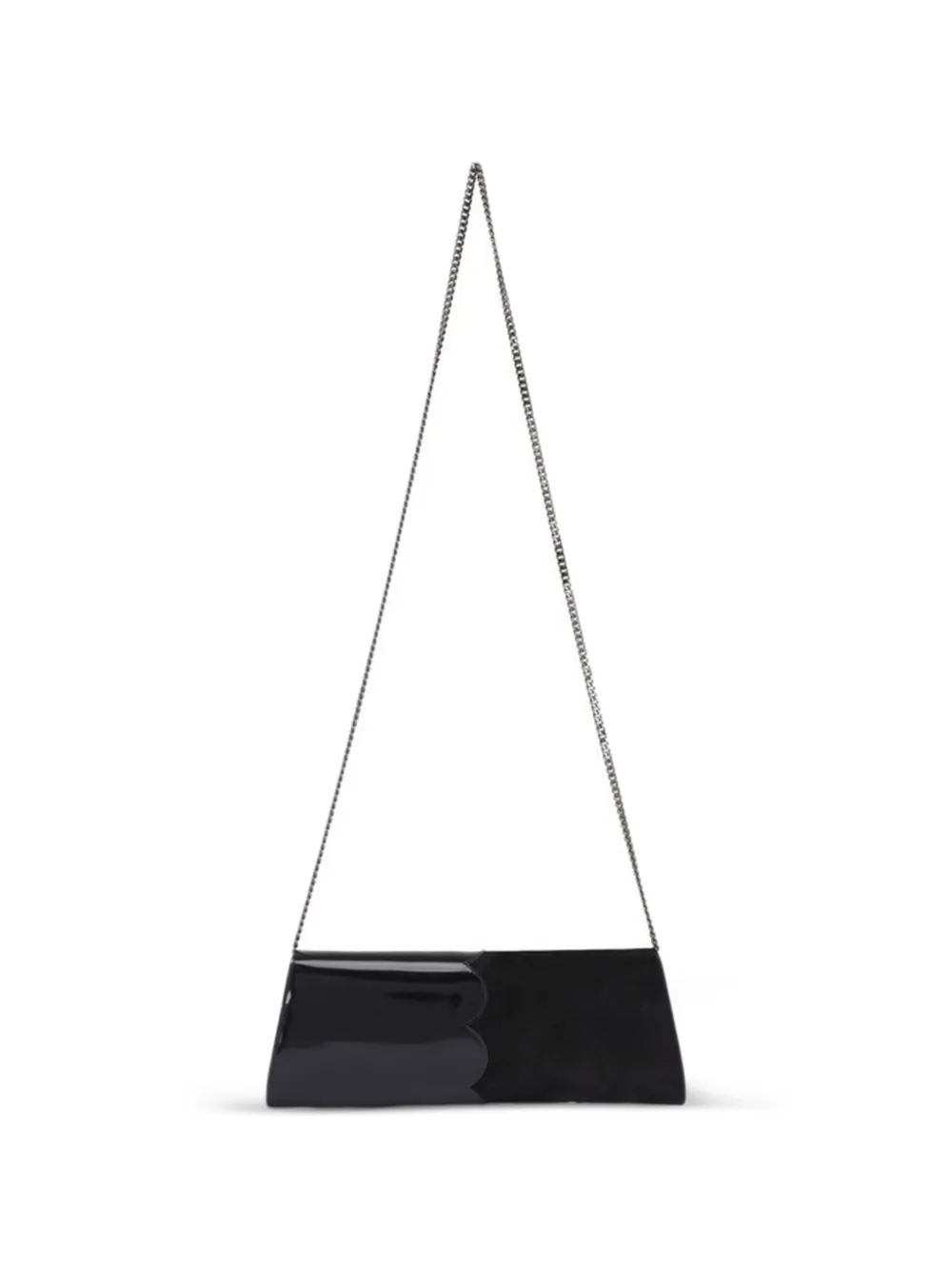 Akris Anouk kleine trapezium clutch Zwart