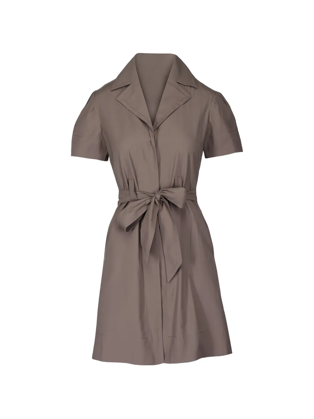Brochu Walker Monaco belted short-sleeve mini dress - Marrone