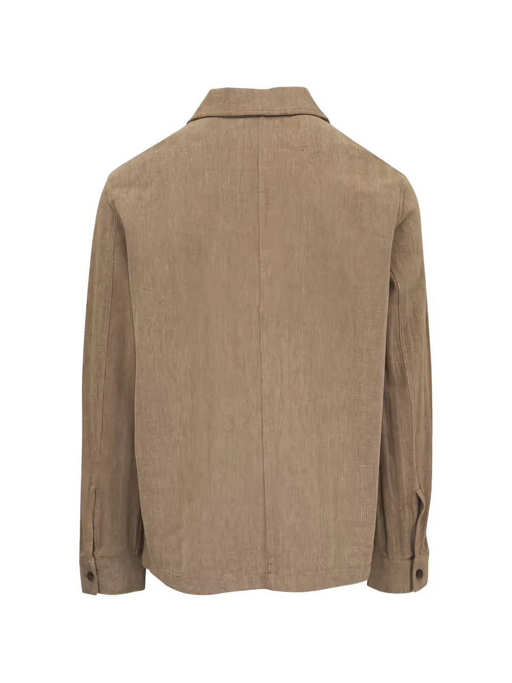  Faherty Veste Boutonnée à Poches Plaquées - Marron 