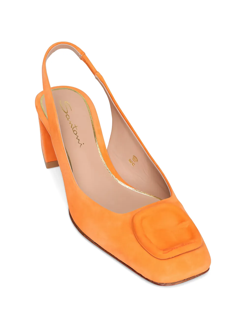 Santoni Marta buckle-detail sandals Oranje