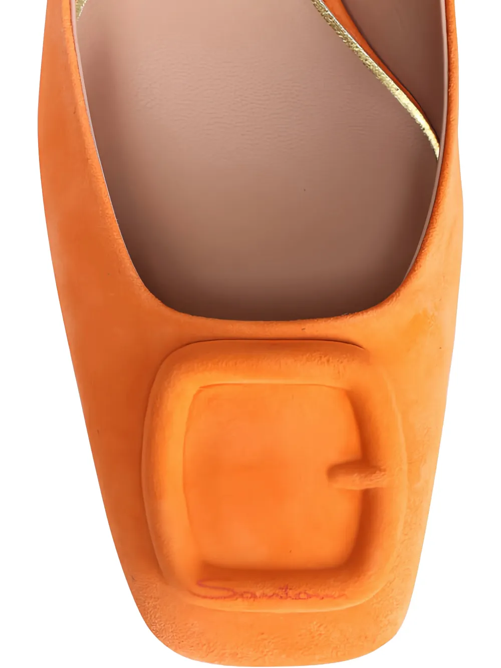 Santoni Marta buckle-detail sandals Oranje