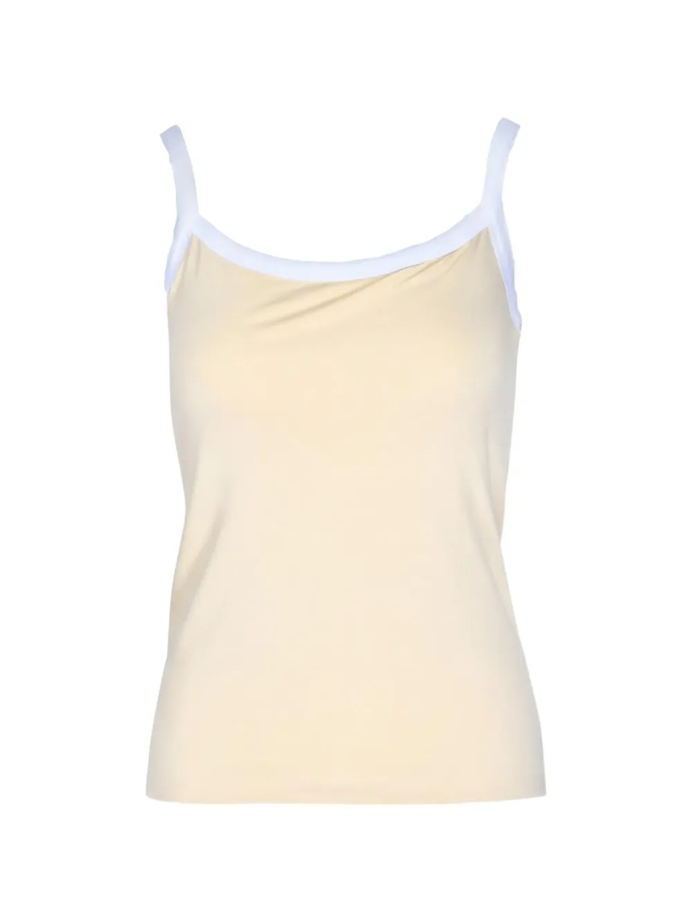 Dorothee Schumacher contrast-trim sleeveless top - Toni neutri