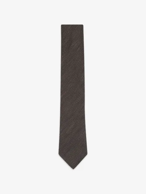 Zegna textured silk tie