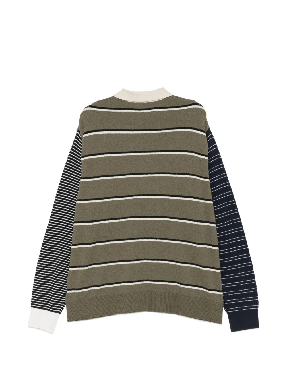 adidas x Song for The Mute 007 gestreept poloshirt met lange mouwen Groen