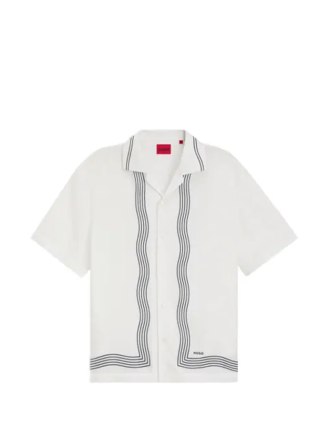 BOSS camisa manga corta con estampado gráfico