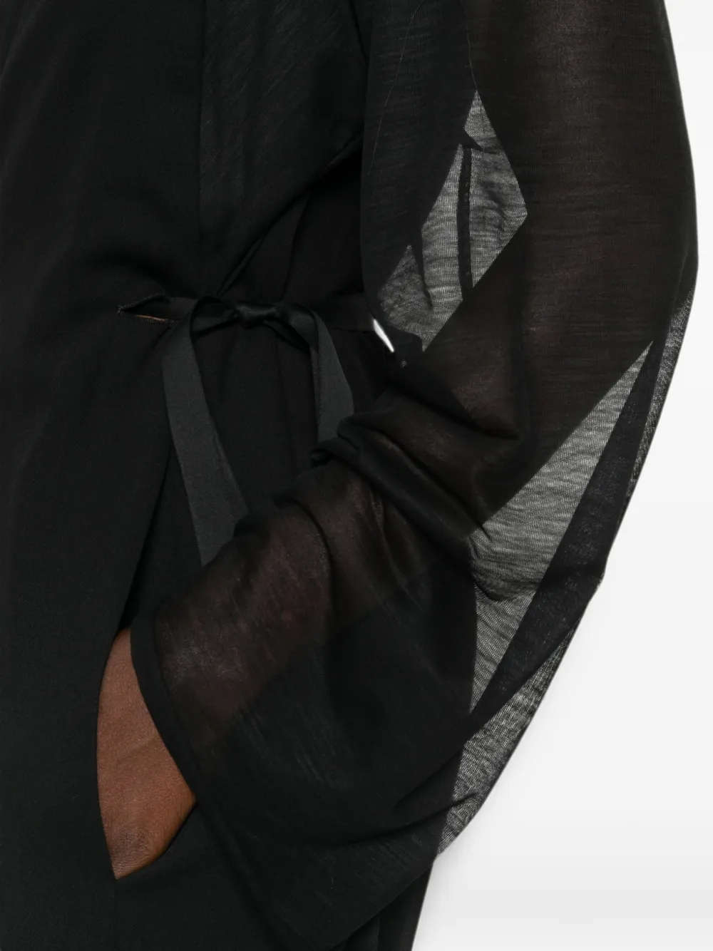 Rick Owens Cyclops jas met gewatteerde schouders Zwart