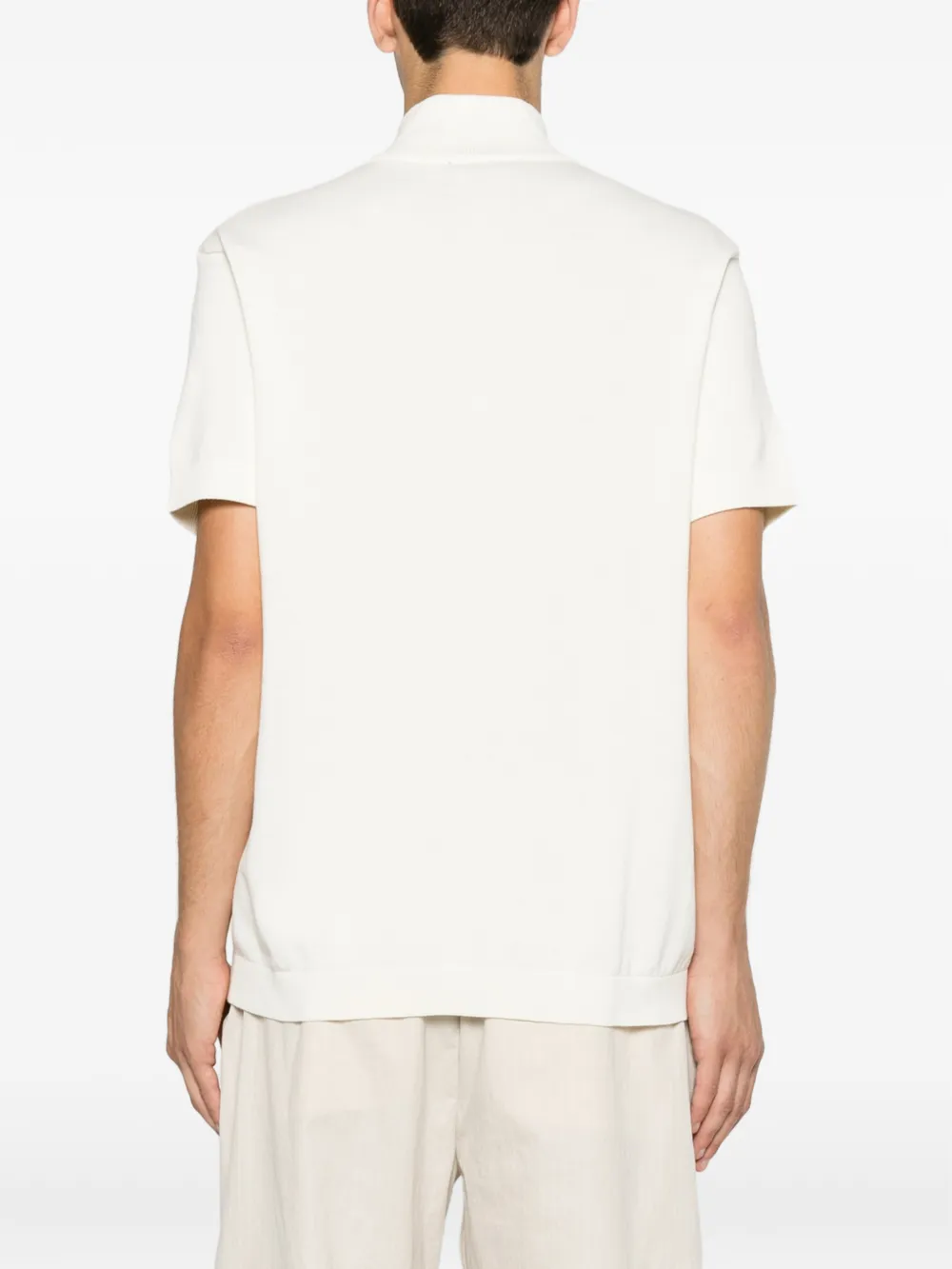 Sergio Tacchini Poloshirt met geborduurd logo Beige