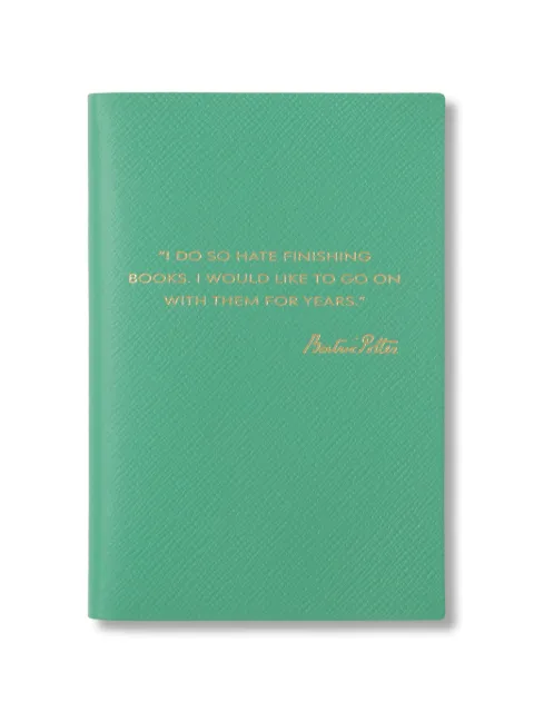 Smythson x Peter Rabbit and Friends Chelsea Panama leather notebook