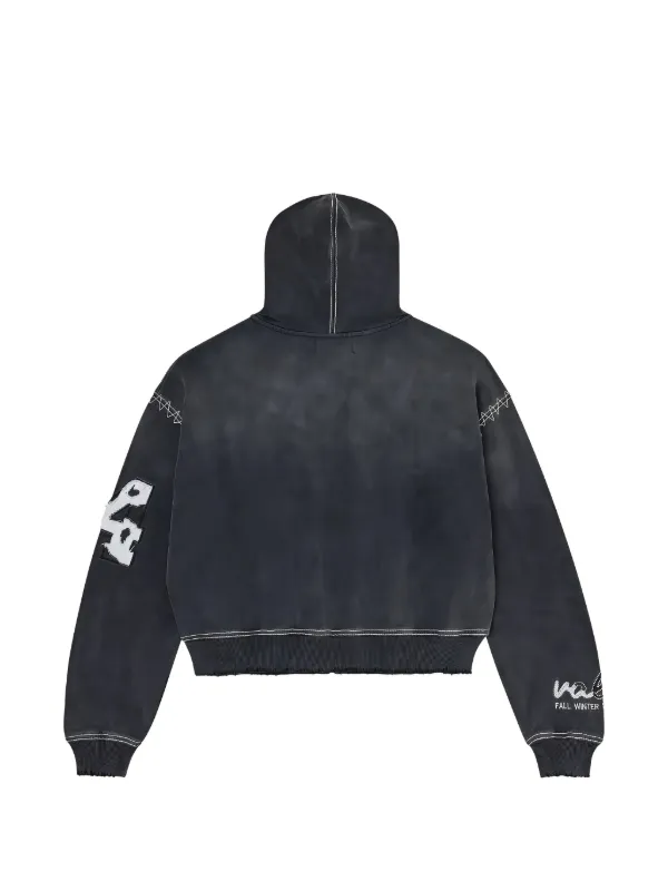 Vale Forever Sunny patch-detail Hoodie | Grey | FARFETCH