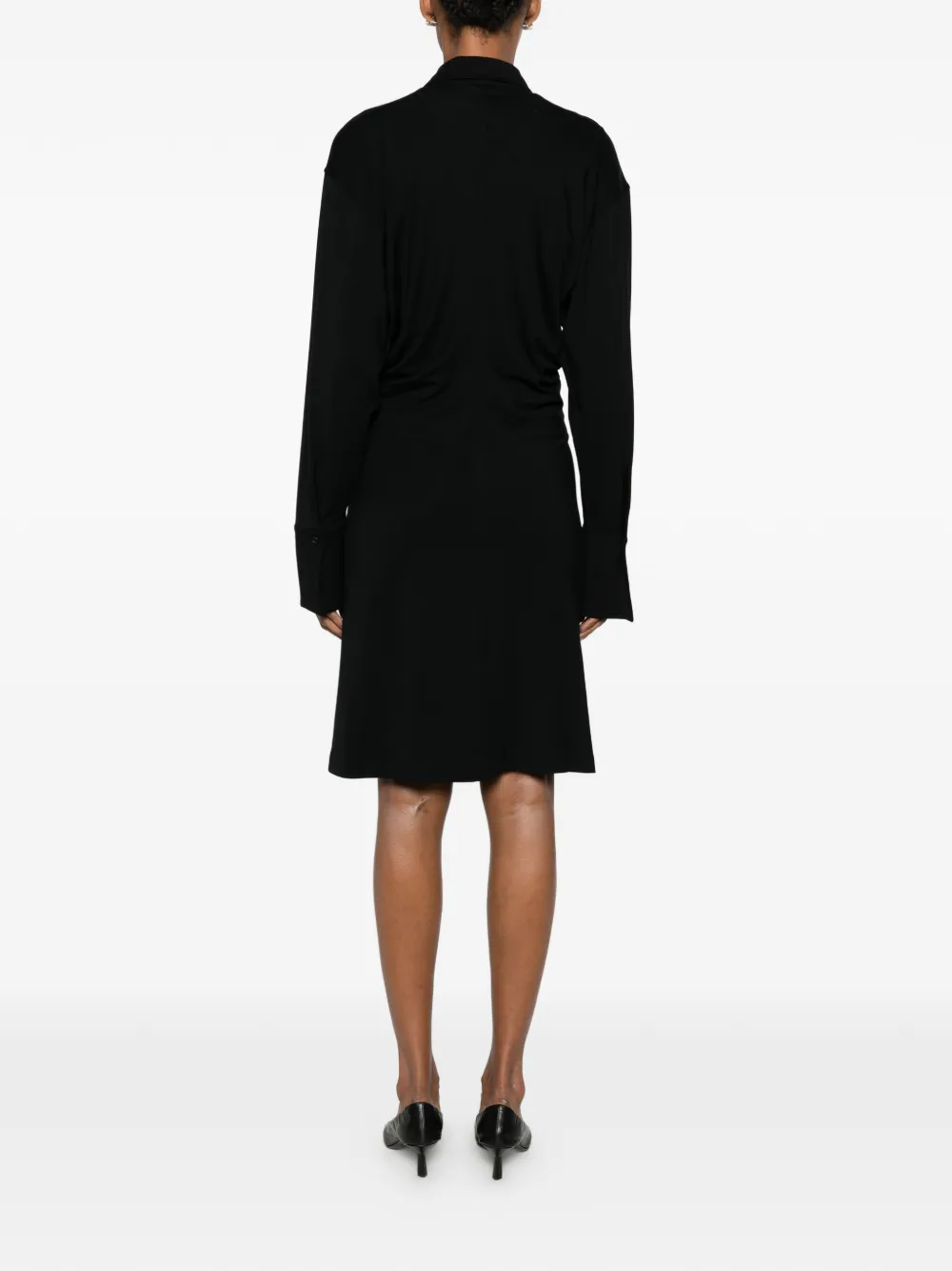 TOTEME Blousejurk met ruches Zwart