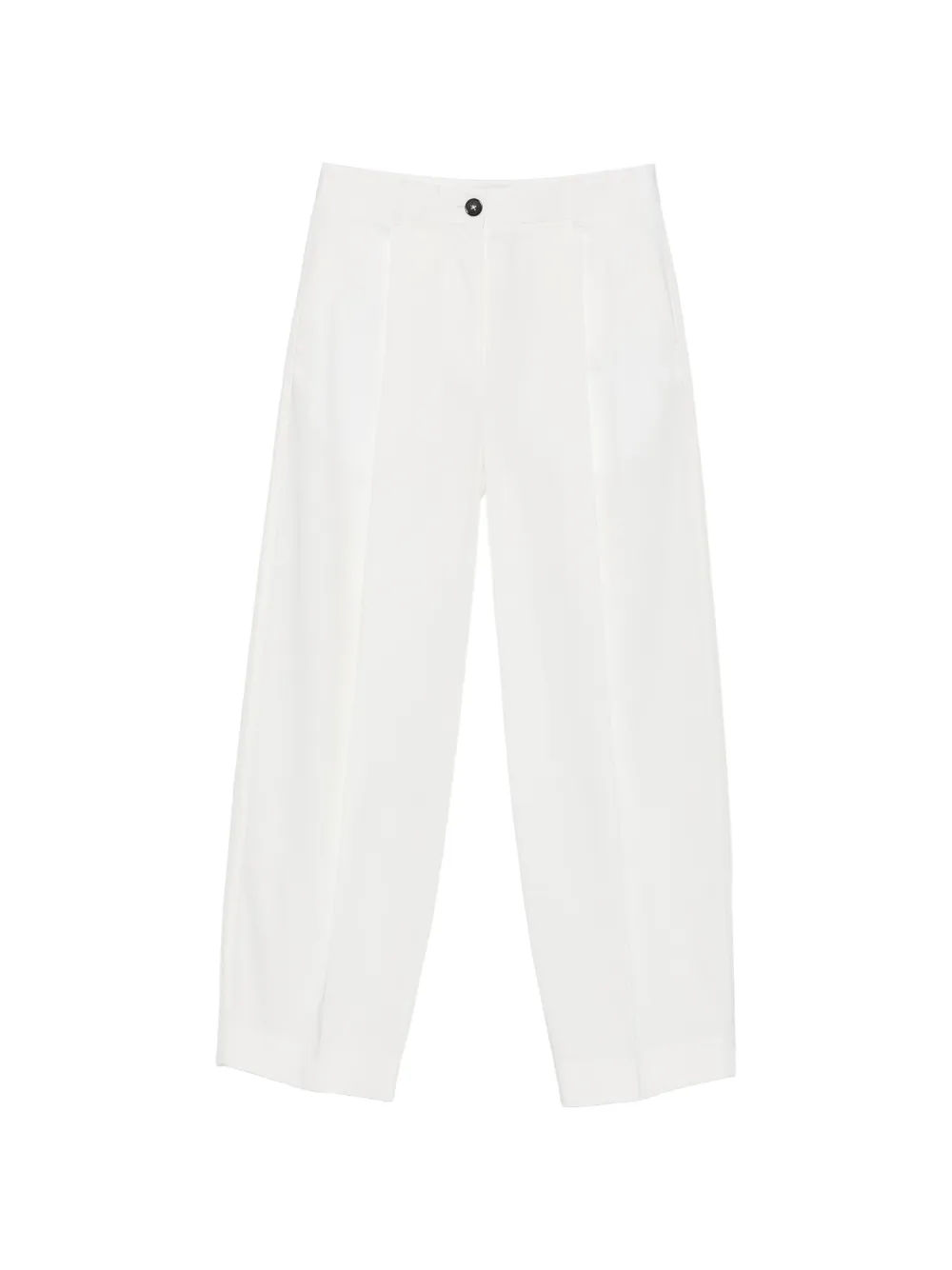 TOTEME pleated wide-leg trousers - Bianco