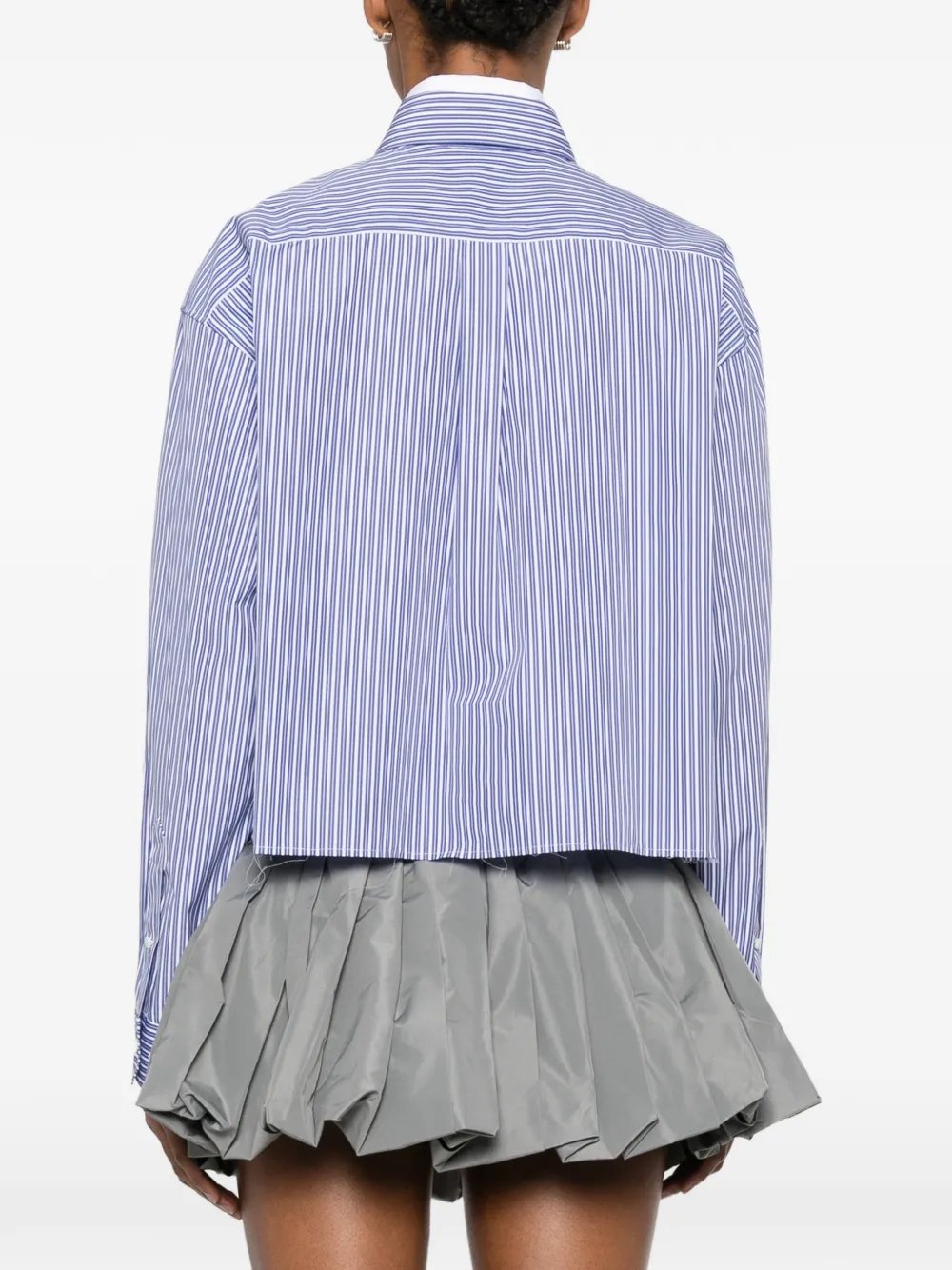 Miu Gestreept shirt Blauw