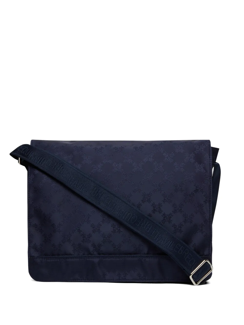 Vilebrequin turtle-monogram messenger bag - Blu