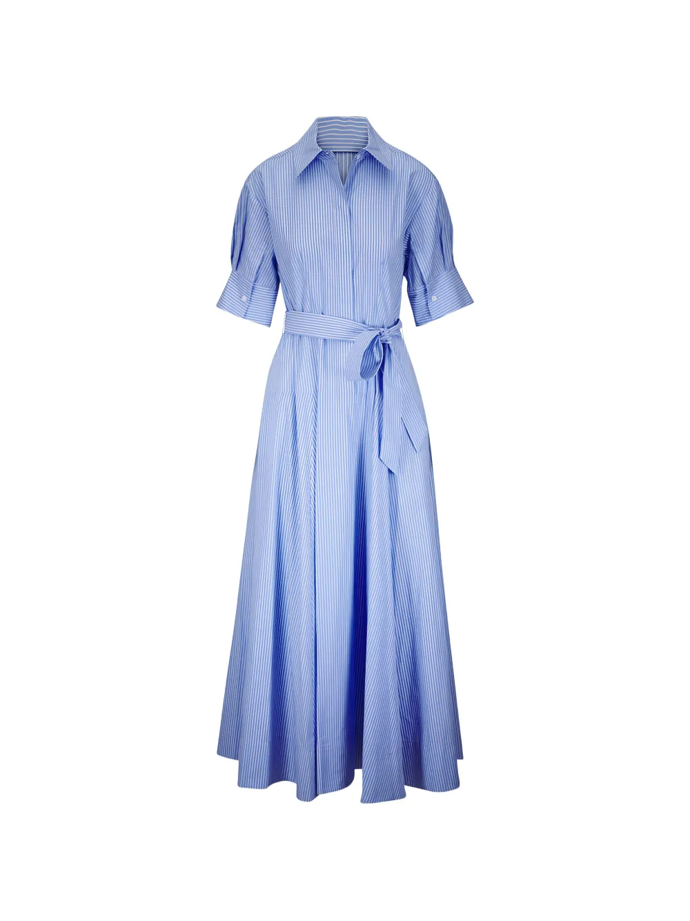 Simkhai striped belted dress - Blu