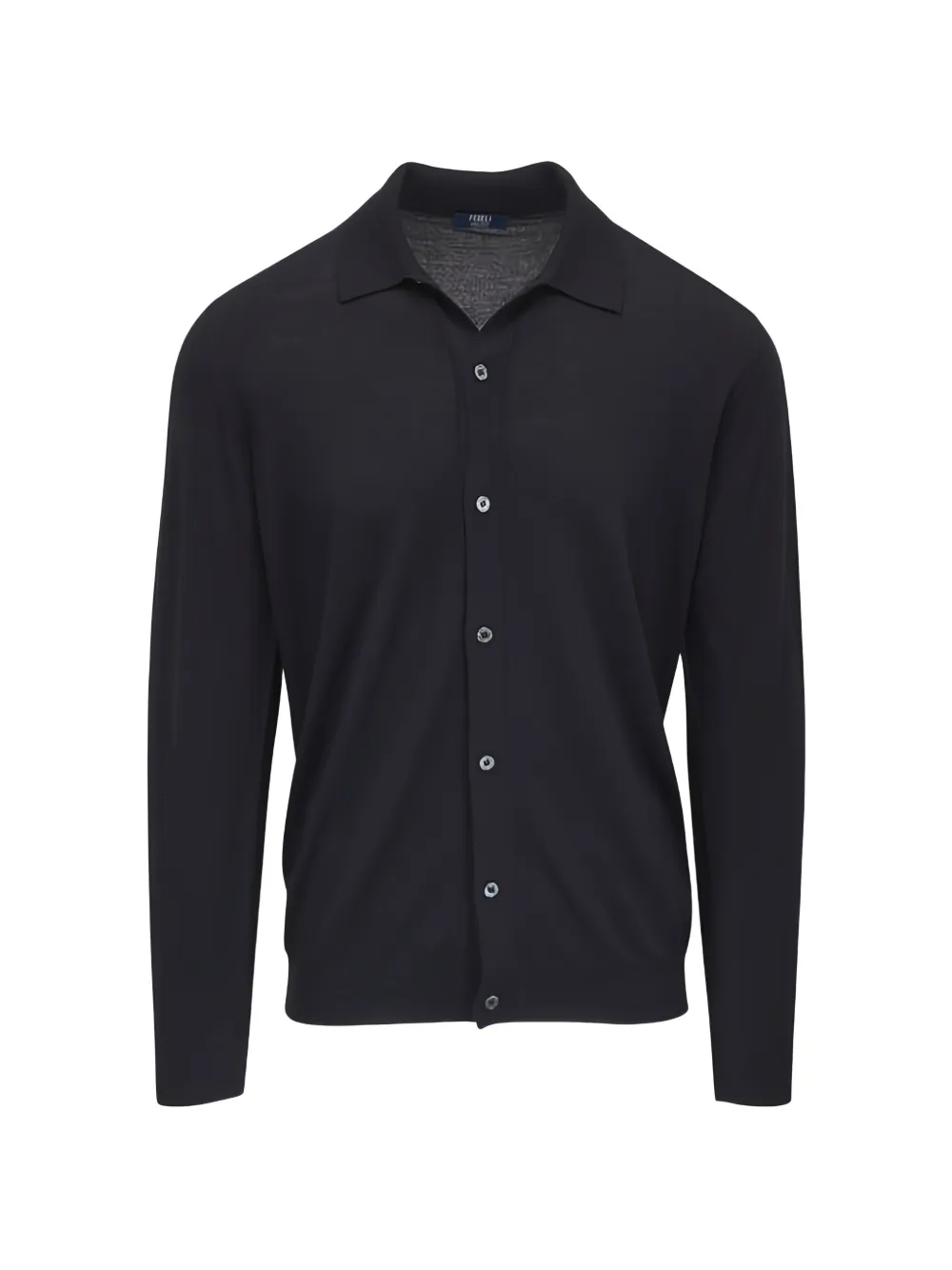 Fedeli Button-fastening Cardigan In Black