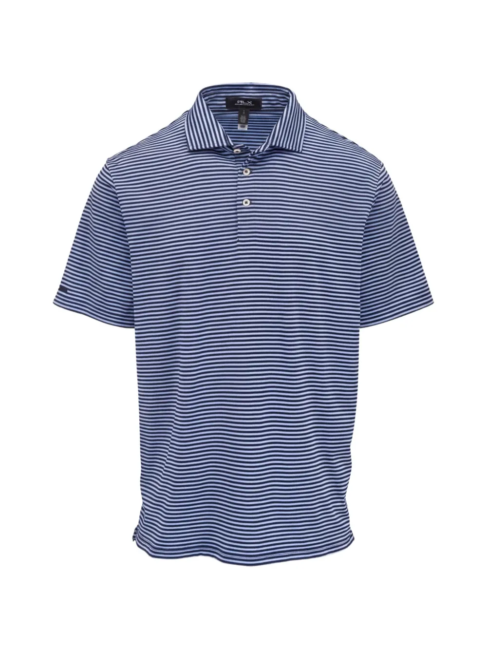 RLX Ralph Lauren Gestreiftes Jersey-Poloshirt - Blau