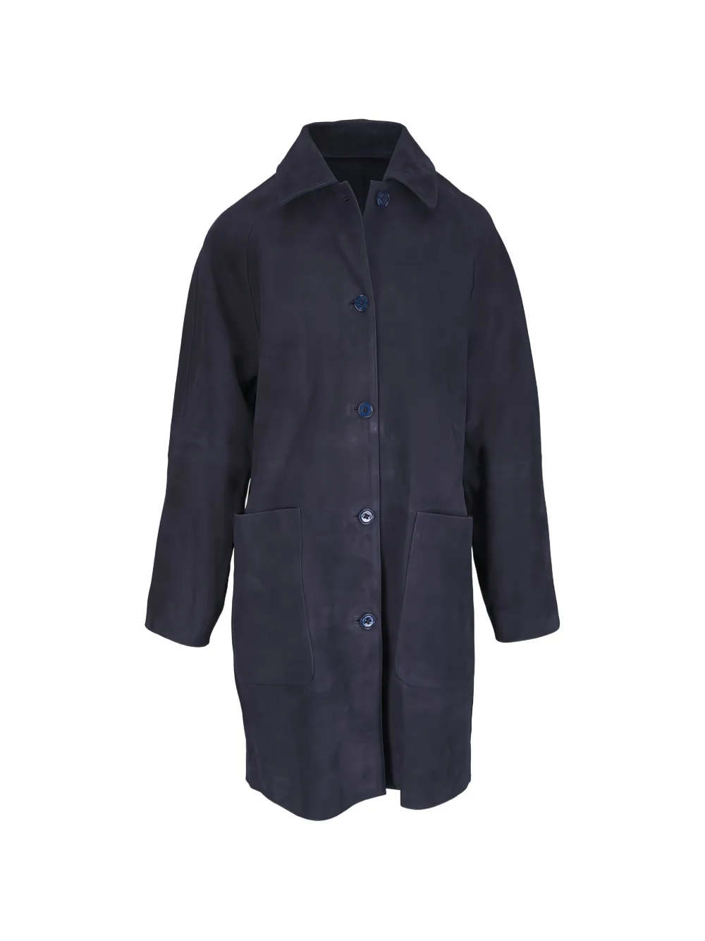 Dorothee Schumacher button-up pocket-detail coat - Blau