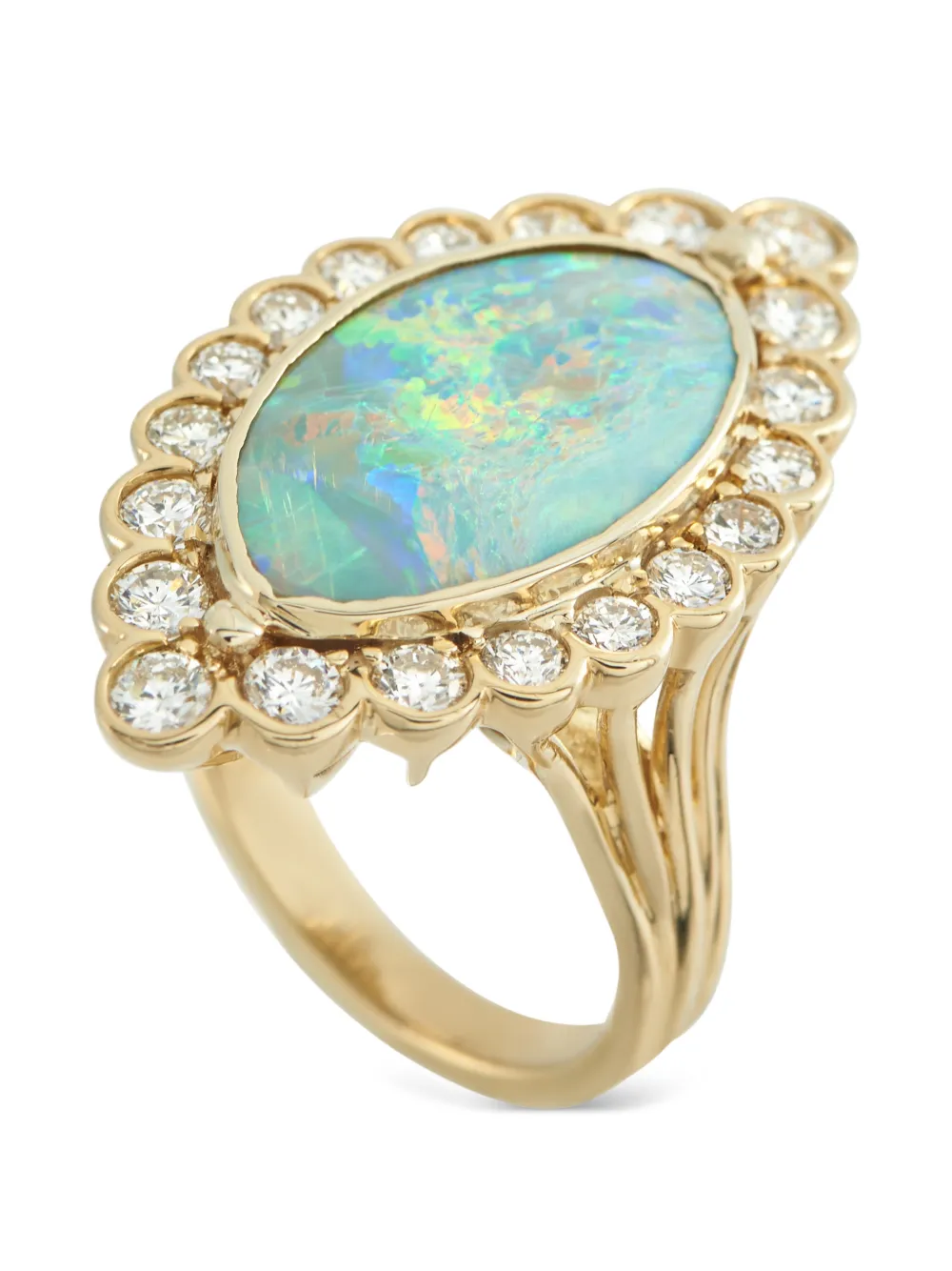 LB Exclusive opal and diamond ring - Oro