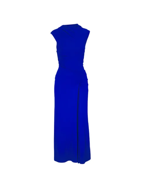 Simkhai ruched side-slit dress