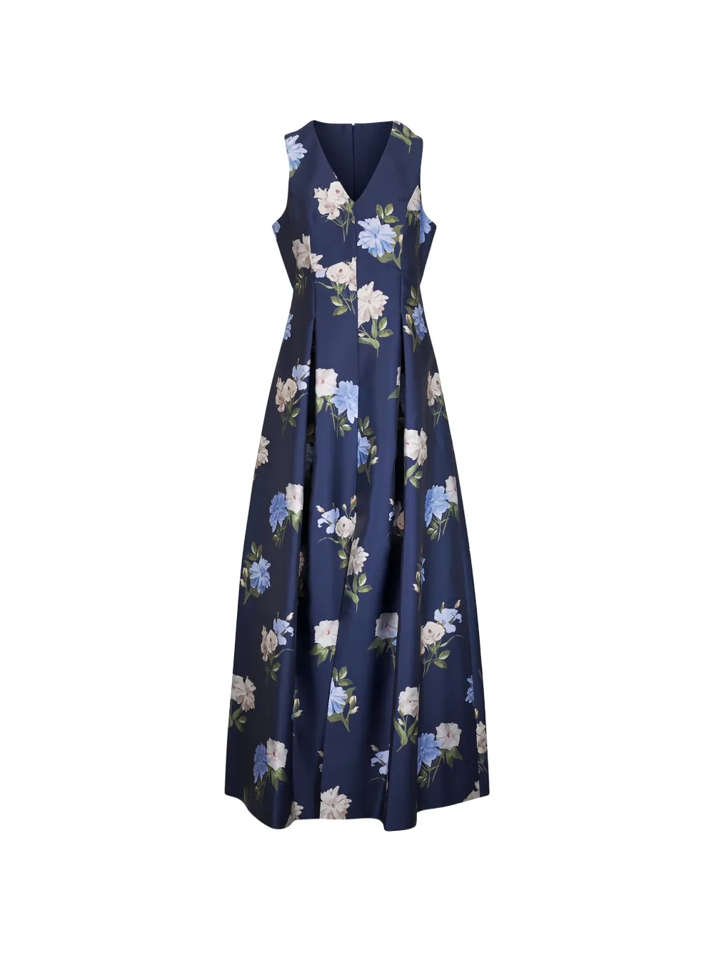 Sachin & Babi floral-print pleated dress - Blau
